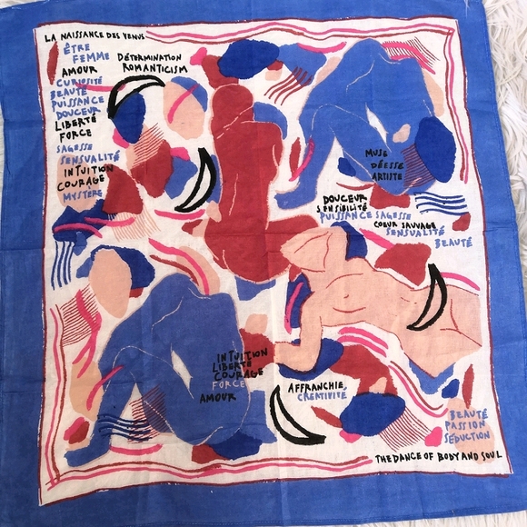 Sezane Accessories - Sézane Paris cotton French Scarf Limited Edition